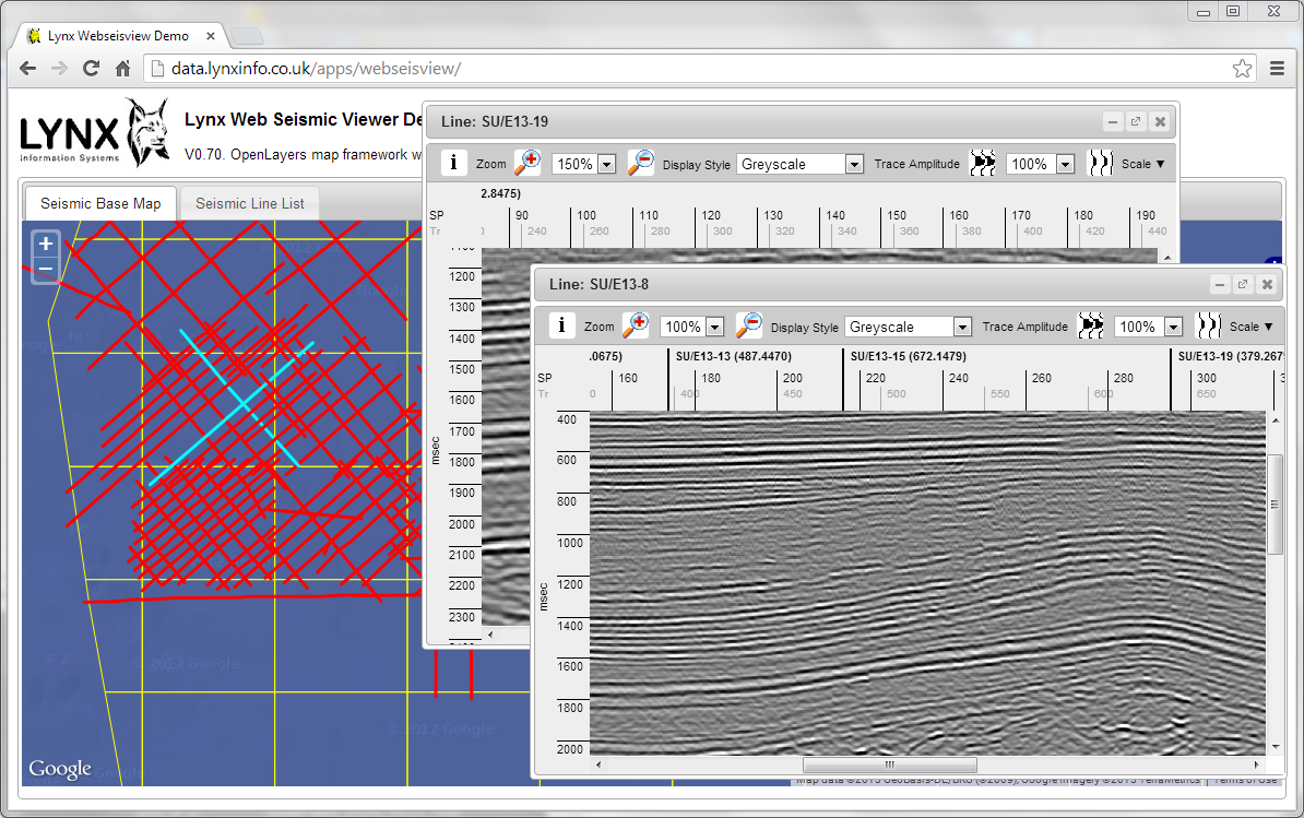 Lynx Web Seismic Viewer – Live Preview | The Lynx Blog